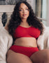 Curvy Kate Zen Non-Wired Bralette Red