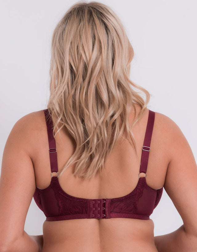 Curvy Kate Lace Daze Balcony Bra Claret