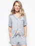 Cyberjammies Carly Pyjama Short Silver