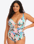Elomi Party Bay Non-Wired Plunge Swimsuit Multi