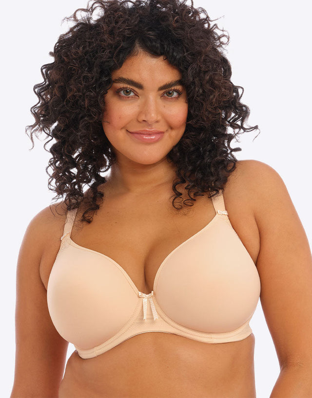 Elomi Bijou Moulded Plunge T-Shirt Bra Sand Beige