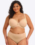 Elomi Bijou Moulded Plunge T-Shirt Bra Sand Beige