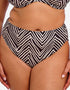 Elomi Fiji Falls Mid Rise Bikini Brief Black Stripe