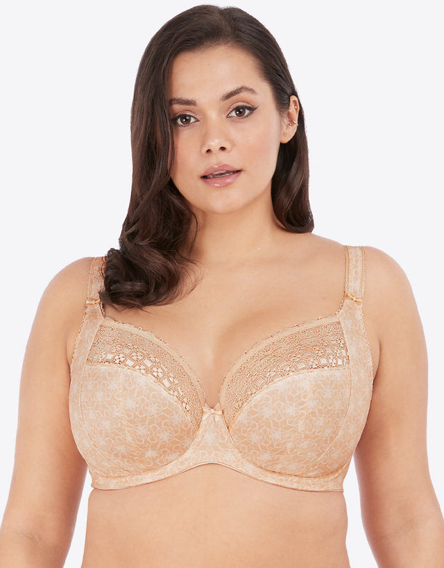 Elomi Kim Plunge Bra Caramel