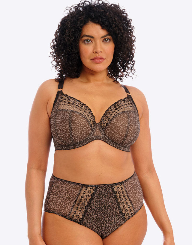 Elomi Matilda Plunge Bra Leopard Print