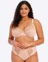 Elomi Namrah Bandless Plunge Bra Pale Blush Pink