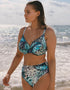 Fantasie Kabini Oasis Full Cup Bikini Top Aegean Blue Print