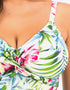 Fantasie Langkawi Twist Front Swimsuit White Print