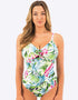 Fantasie Langkawi Twist Front Swimsuit White Print