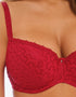 Fantasie Ana Padded Half Cup Bra Red