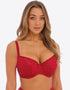 Fantasie Ana Padded Half Cup Bra Red