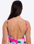 Fantasie Carabelita V-Neck Swimsuit Peony Print
