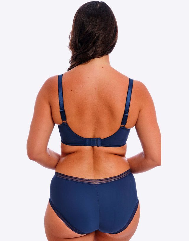 Fantasie Fusion Lace Full Cup Side Support Bra French Navy Blue