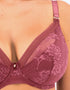 Fantasie Fusion Lace Padded Plunge Bra Rosewood