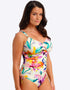 Fantasie Iguazu Falls Twist Front Swimsuit White Multi Print