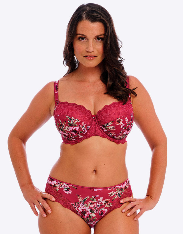 Fantasie Lucia Side Support Bra Cherry Print