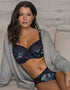 Fantasie Lucia Side Support Bra Midnight Blue Print