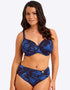 Fantasie Malabar Coast High Waist Bikini Brief Midnight Blue Print