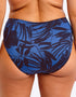 Fantasie Malabar Coast High Waist Bikini Brief Midnight Blue Print