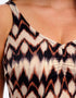 Fantasie Sabana V-Neck Swimsuit Copper Tint Brown
