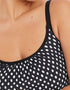 Fantasie Santa Monica Scoop Neck Tankini Black/White