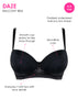 Curvy Kate Daze Padded T-Shirt Balcony Bra Black