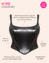 Curvy Kate Hype Longline Corset Bra GunMetal