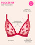 Curvy Kate Pucker Up Deep Plunge Bra Lipstick Red