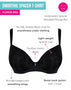 Curvy Kate Smoothie Spacer Moulded T-Shirt Plunge Bra Black