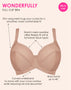 Curvy Kate WonderFully Full Cup Side Support Bra Latte