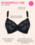 Curvy Kate WonderFull Vibe Full Cup Side Support Bra Black