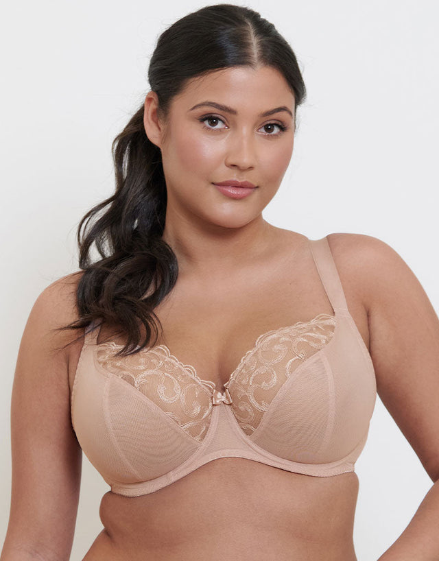 Flirtelle Alice Balcony Bra Light Fawn