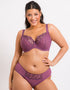 Flirtelle Alice Balcony Bra Mauve/Plum