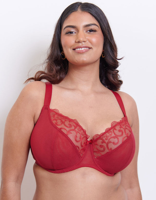 Flirtelle Alice Balcony Bra Poppy Red