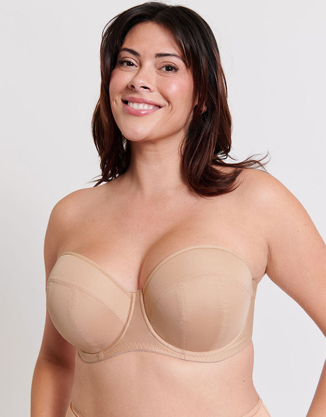 Flirtelle Celia Strapless Bra Soft Beige