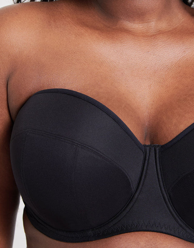 Flirtelle Celia Strapless Bra Black