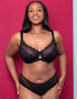 Flirtelle Elise Balcony Bra Black