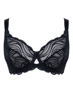 Flirtelle Elise Balcony Bra Black