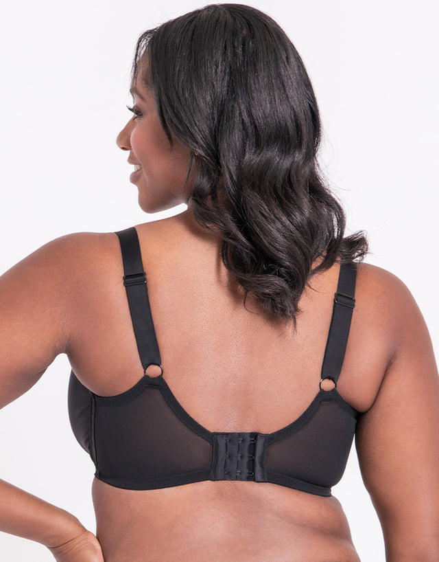 Flirtelle Emilie Full Cup Side Support Bra Black