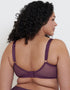 Flirtelle Emilie Deco Full Cup Side Support Bra Deep Purple