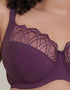Flirtelle Emilie Deco Full Cup Side Support Bra Deep Purple