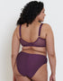 Flirtelle Emilie Deco Full Cup Side Support Bra Deep Purple