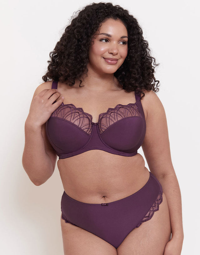 Flirtelle Emilie Deco Classic Brief Deep Purple