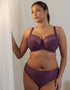 Flirtelle Emilie Deco Full Cup Side Support Bra Deep Purple