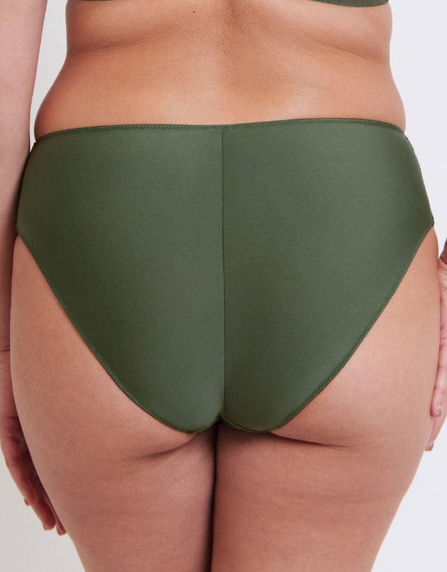Flirtelle Emilie Deco Classic Brief Dusky Green