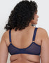 Flirtelle Emilie Deco Full Cup Side Support Bra Navy Blue