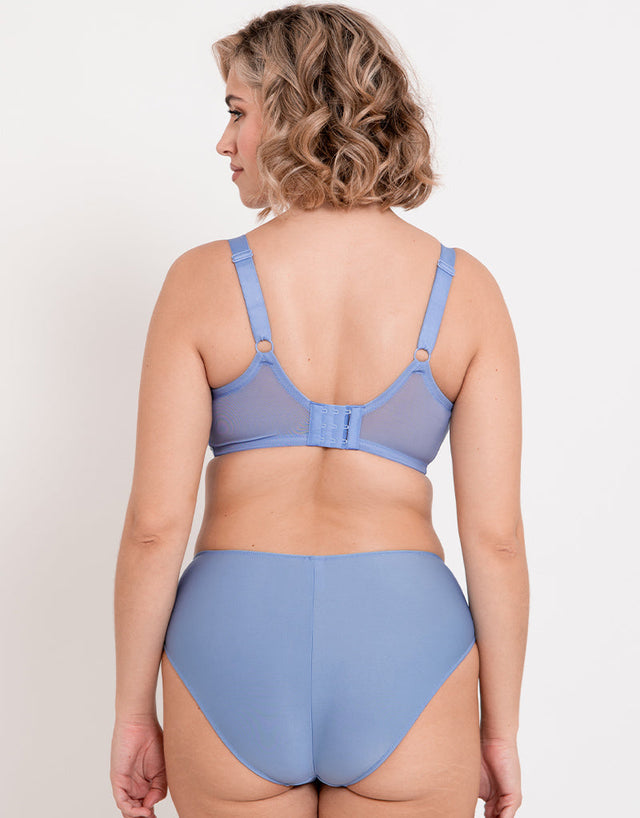 Flirtelle Emilie Full Cup Side Support Bra Hydrangea Blue