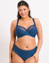 Flirtelle Emilie Full Cup Side Support Bra Navy