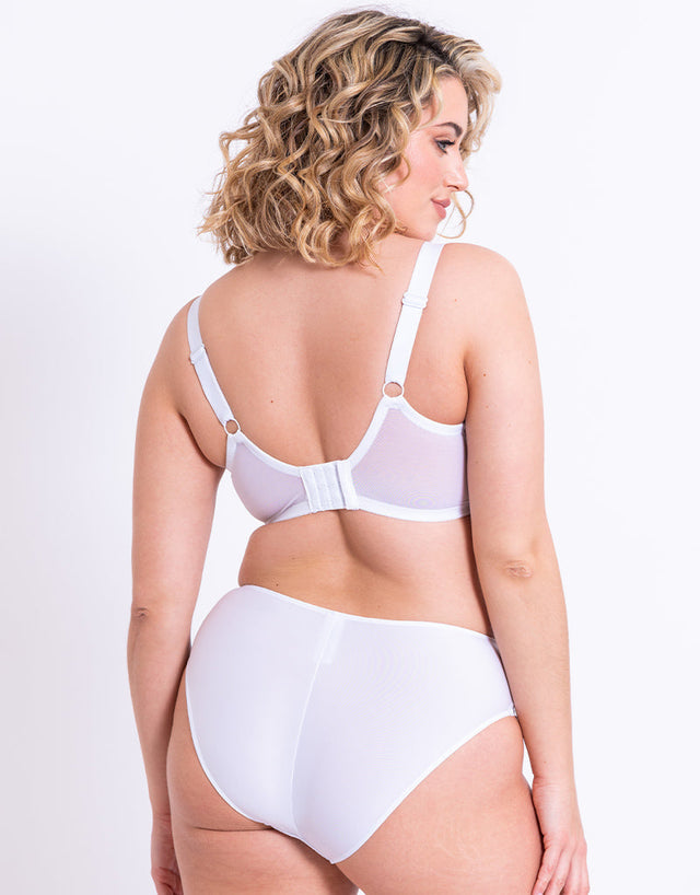 Flirtelle Emilie Full Cup Side Support Bra White