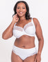 Flirtelle Emilie Full Cup Side Support Bra White